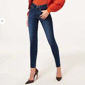 Good American Good Legs Skinny Jean with Raw Hem